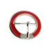 28 mm Center Bar Ring Clasp Metal Enamel Buckle E 725 MN