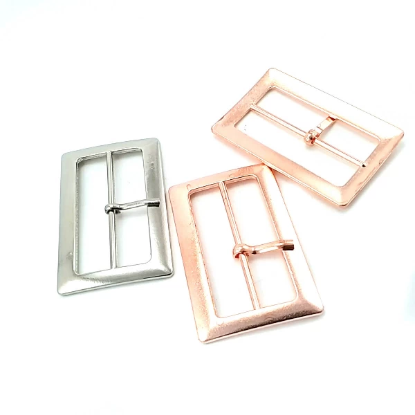 5 cm Rectangular Center Bar Metal Buckle  E 970