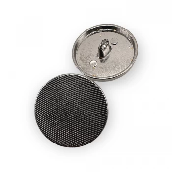 25 mm  40 Boy Kaban ve Mont Ayaklı Düğme Çizgili Desenli B 38