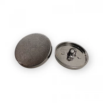 25 mm  40 Boy Kaban ve Mont Ayaklı Düğme Çizgili Desenli B 38