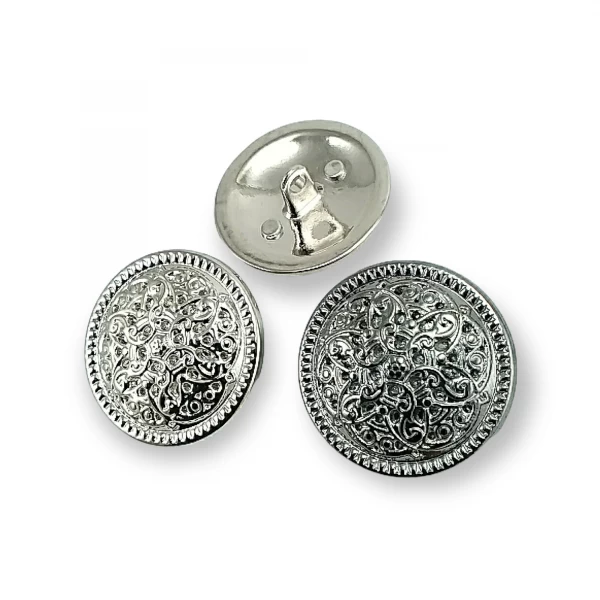 Desenli Metal Ayaklı Düğme 28 mm B 39 Desenli Metal Ayaklı Düğme 28 mm B 39