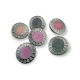 27 mm - 48 L Enamel Shank Button Zamak Metal Edge Pattern B 75