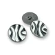 Çizgi Desenli Ayaklı Metal Düğme Metal 28 mm 44 Boy B 83