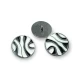 Çizgi Desenli Ayaklı Metal Düğme Metal 28 mm 44 Boy B 83