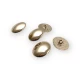 17 mm - 28 L Slightly Curved Metal Shank Button E 1196