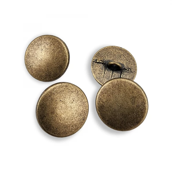 Flat Coin Shape Metal Foot Button 20 mm - 31 L E 1317