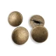 Flat Coin Shape Metal Foot Button 20 mm - 31 L E 1317