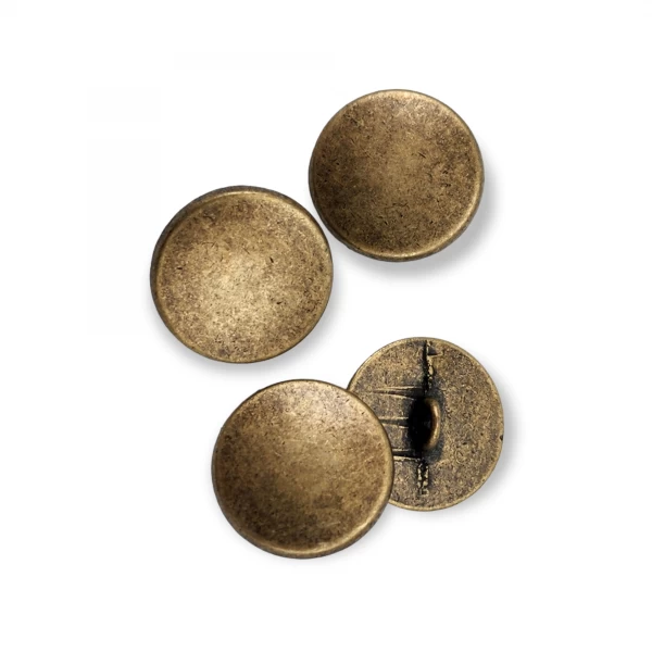 Flat Coin Shape Metal Foot Button 20 mm - 31 L E 1317