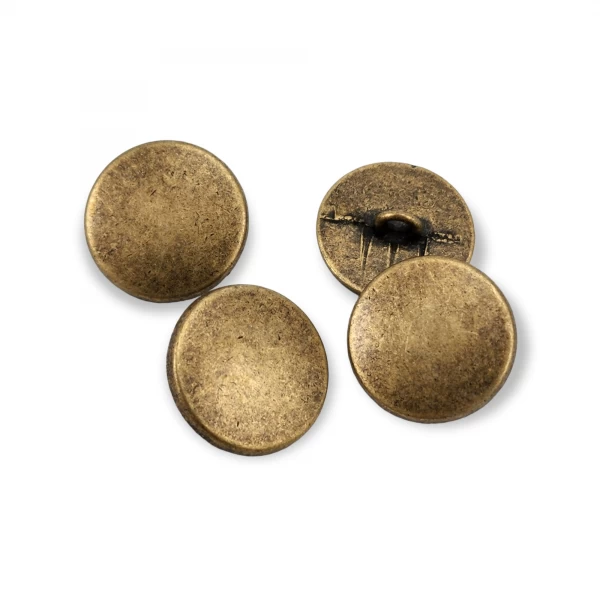 Flat Coin Shape Metal Foot Button 20 mm - 31 L E 1317