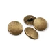 Flat Coin Shape Metal Foot Button 20 mm - 31 L E 1317
