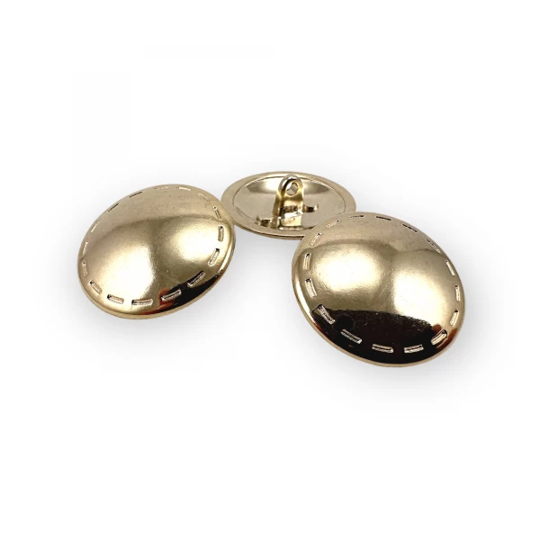 25 mm - 40 L Convex Shank Button Edge Patterned E 1331