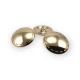 25 mm - 40 L Convex Shank Button Edge Patterned E 1331