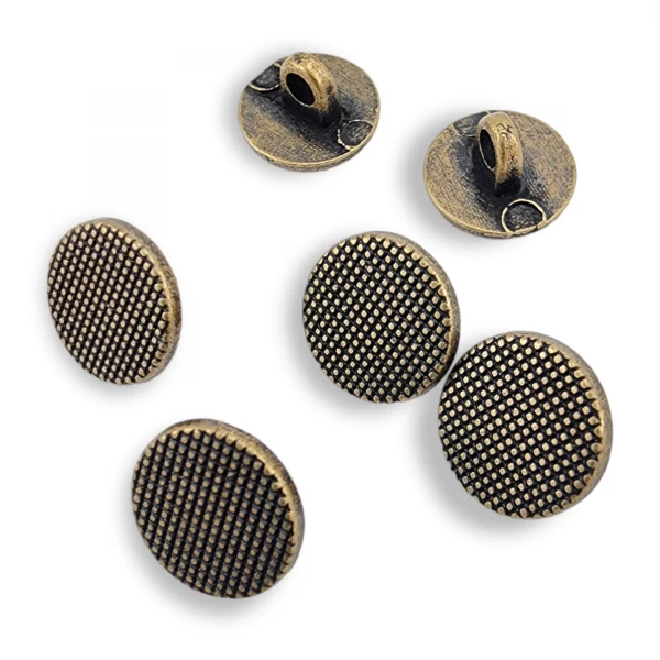 11 mm 18 Boy Ayaklı Düğme Vafle Desenli E 1344
