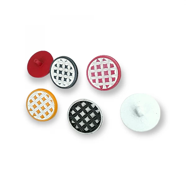 22 mm - 36 L  Jacket and Coat Button Enamel Zamak Button E 1648 MC