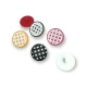 22 mm - 36 L  Jacket and Coat Button Enamel Zamak Button E 1648 MC