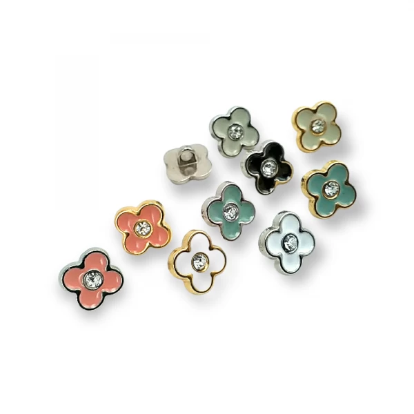 11 mm - 18 L  Women's Blouse and Shirt Button Enameled Button E 1665