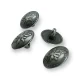 15 mm - 24 boy Çiçek Desenli Ayaklı Metal Düğme E 331