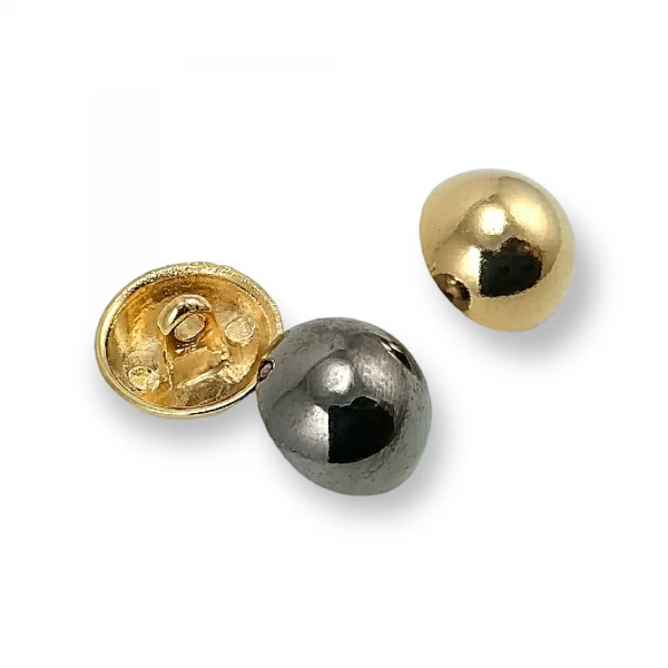 16 mm - 26 L Half Ball Shaped Shank Button for Clothes E 90