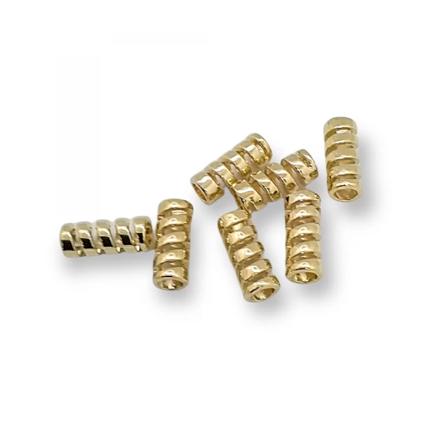 17 mm Cord End Hole 5 mm , Lace End Metal Spiral E 2125
