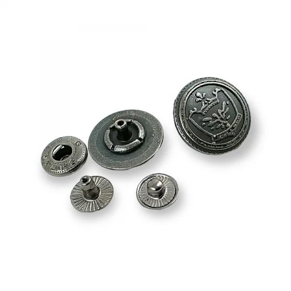 19 mm 30 L Snap Fasteners Cup Crown Logo E 1448 V1