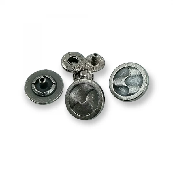 17 mm - 27 boy Şık Desenli Çıt Çıt Düğme E 1457