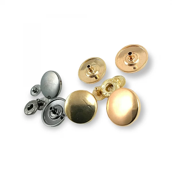 20 mm - 32 boy Bombeli Çıtçıt Düğme E 1476 20 mm - 32 boy Bombeli Çıtçıt Düğme E 1476