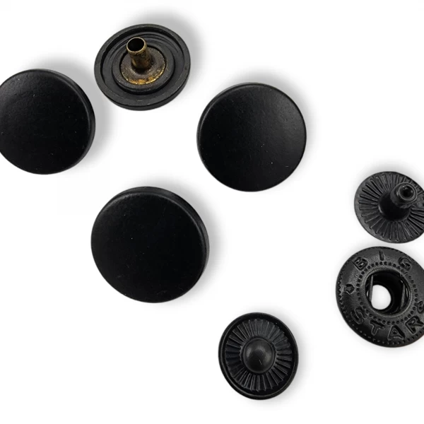 15 mm 24 L Convex Snap Fasteners Zamak Snap Buttons E 1477