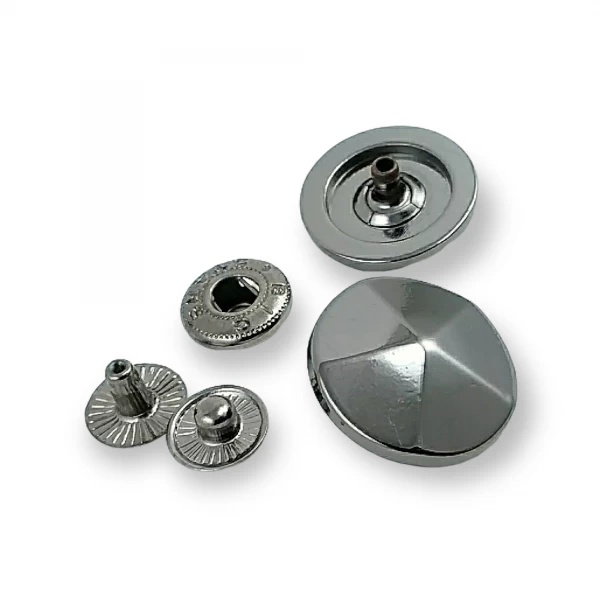 20 mm - 32 boy Bombeli Çıtçıt Düğme  E 1518