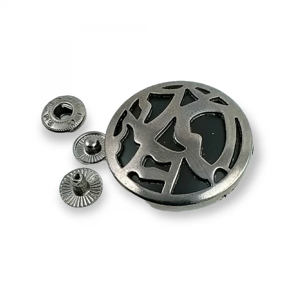 34 mm - 54 L Enameled Jacket and Coat Snap Fasteners Button E 1536