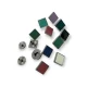 10 x 10 mm Enamel Snap Fastener Button Square Shape Coat and Jacket Snaps Button E 1624