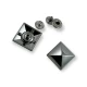 24x24 mm Pyramid Shape Snap Fasteners Button E 1696