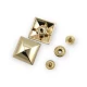 24x24 mm Pyramid Shape Snap Fasteners Button E 1696