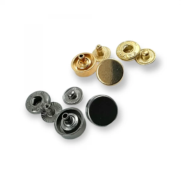11 mm 20 boy Düz Şekil Çıtçıt Düğme E 1857
