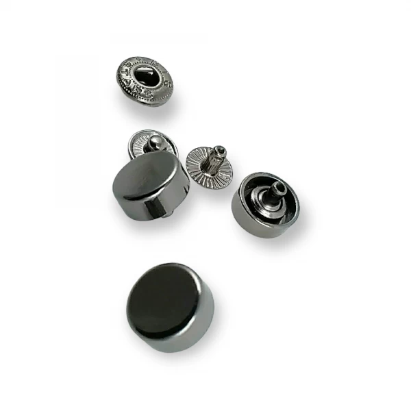 11 mm 20 boy Düz Şekil Çıtçıt Düğme E 1857