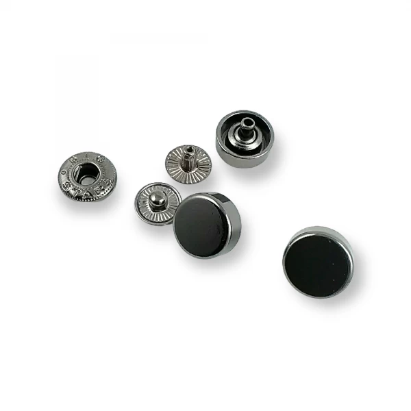 11 mm 20 boy Düz Şekil Çıtçıt Düğme E 1857