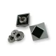 16 x 16 mm Square Shape Snap Fasteners Button E 1897