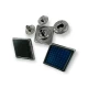 16 x 16 mm Transparent Enamel Aesthetic Coat Snap Fasteners Button E 1947 MN
