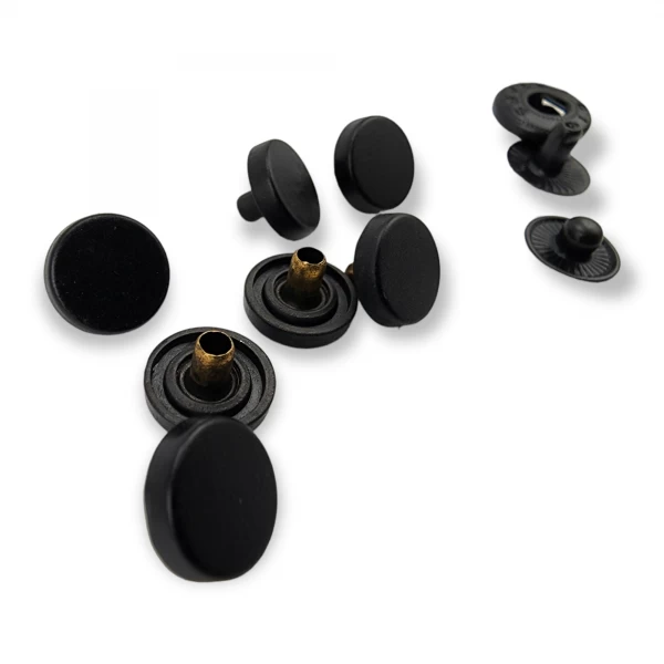 10 mm - 16 L Flat Shape Zamak Snap Fasteners Button E 1990