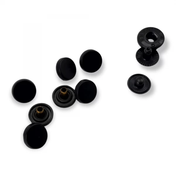 10 mm - 16 L Flat Shape Zamak Snap Fasteners Button E 1990
