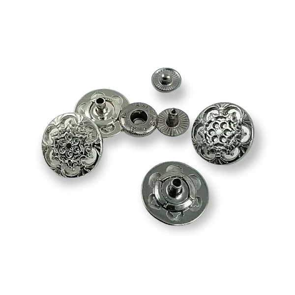 18 mm 28 boy Çıtçıt Düğme Mont ve Çanta Çıtçıtı Estetik Tasarımlı E 203