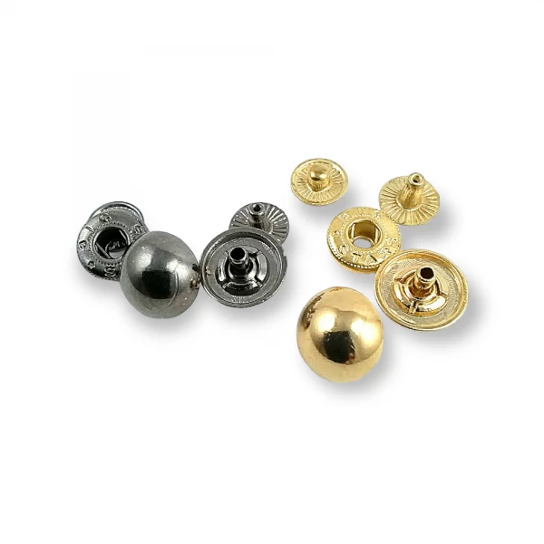 Metal snap button ball button 15 mm - size 20 E 204