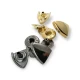 15 x 13 mm Çıtçıt Düğme Kalkan Tasarımlı E 2064