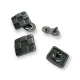 15 x 15 mm Çıtçıt Düğme Kare Domino Desen E 293 15 x 15 mm Çıtçıt Düğme Kare Domino Desen E 293