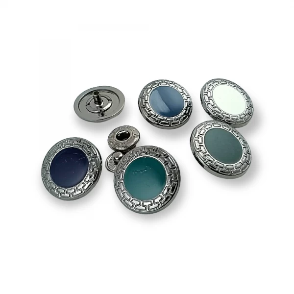 22 mm - 36 L  Enamel Snap Button Jacket and Coat Button E 421 MN V1