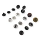 15 mm 27 L X Patterned Metal Snap Fasteners Button E 521