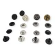 15 mm 27 L X Patterned Metal Snap Fasteners Button E 521