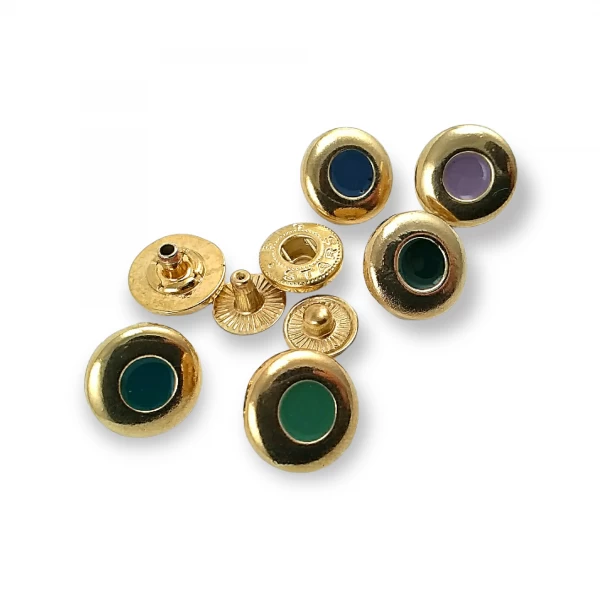 14 mm - 23 boy Mineli Çıtçıt Düğme Giyim Çıtçıtı E 668
