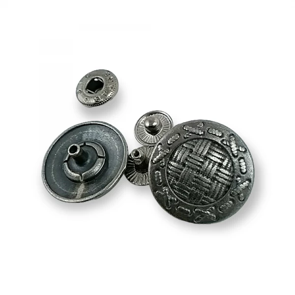 22 mm - 34 L Mesh Pattern Snap Fasteners Button E 675