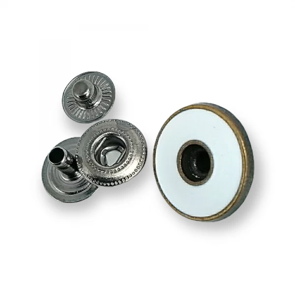 17 mm - 28 L Enamel Snap Fasteners Button Center Hole E 728