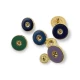17 mm - 28 L Enamel Snap Fasteners Button Center Hole E 728